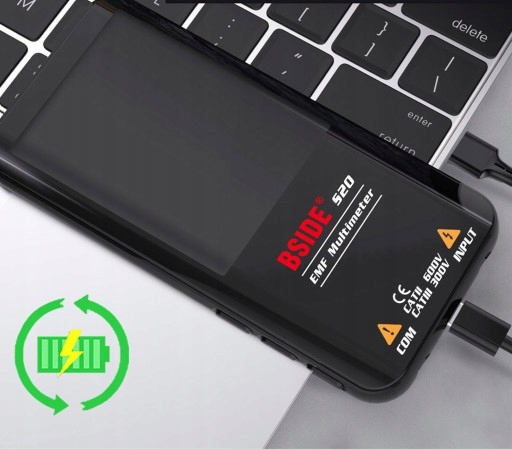 ИЗМЕРИТЕЛЬ ЭДС ИНТЕЛЛЕКТУАЛЬНЫЙ МУЛЬТИМЕТР 2В1 BSIDE S20