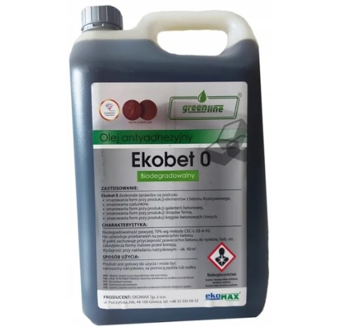 OLEJ ANTYADHEZYJNY DO FORM EKOBET 0 5L