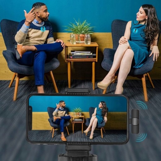 БЕСПРОВОДНОЙ КАРМАННЫЙ МИКРОФОН BLUETOOTH ДЛЯ IPHONE LIGHTNING