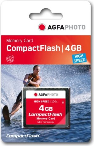 AgfaPhoto 10432 Карта памяти CompactFlash 4 ГБ