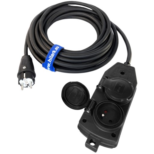 OWY H05VV-F Удлинитель 3х1,5 5м с разветвителем