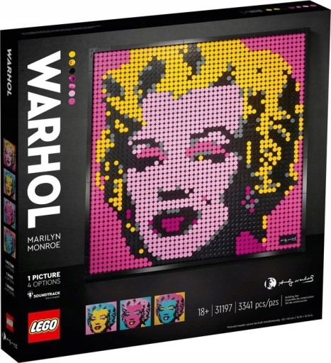 LEGO ART 31197 Мэрилин Монро Энди Уорхола