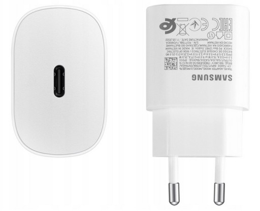 ОРИГИНАЛЬНОЕ СУПЕРБЫСТРОЕ ЗАРЯДНОЕ УСТРОЙСТВО USB-C SAMUSNG 25 Вт