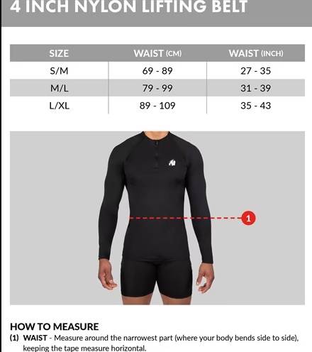 ЭЛАСТИЧНЫЙ НЕЙЛОНОВЫЙ ТРЕНИРОВОЧНЫЙ ПОЯС GORILLA WEAR ДЛЯ ТРЕНИРОВОЧНЫХ ЗАЛ S/M