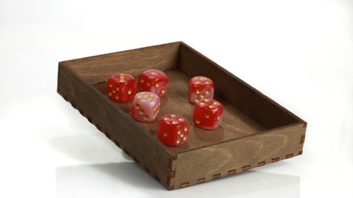 ZESTAW 25 KOSTEK K6 RPG KOŚĆ SZEŚCIOŚCIENNA BEKON Z ORKA 1,6 CM