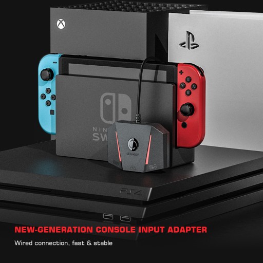 LEADJOY AIMBOX АДАПТЕР ДЛЯ КЛАВИАТУРЫ И МЫШИ XBOX PSP NINTENDO Switch Xbox One, Xbox