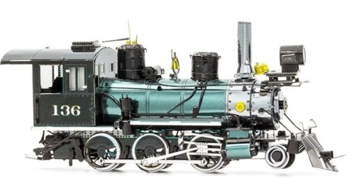 Локомотив Metal Earth Wild West 2-6-0 3D модель