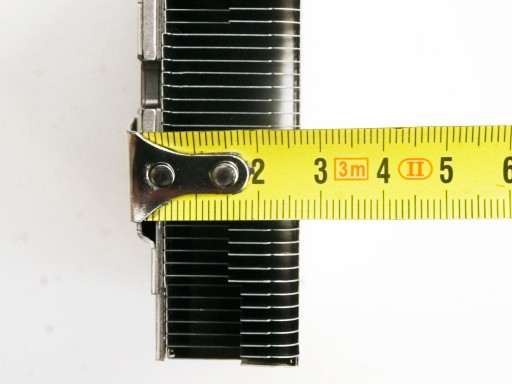 RADIATOR / CHŁODZENIE ALUMINIUM 93x93x27mm