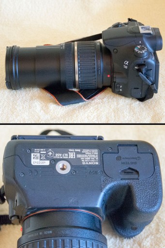 sony alfa a-58, 2 объектива и аксессуары