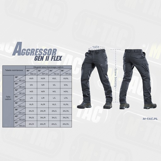 Тактические брюки M-Tac Men's Aggressor Gen.II Flex DG 32/30