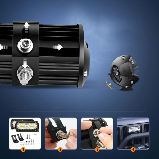 ФАРА РАБОЧАЯ ФАРА ШЕПОТ ГАЛОГЕННАЯ АВТО ДЛЯ ТРАКТОРА LED 2X 12/24В