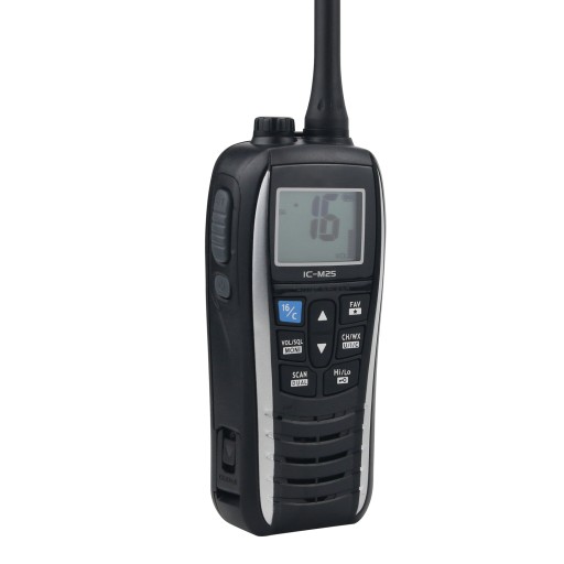 IC-M25 5W 5KM Морская радиостанция VHF Морская коротковолновая радиостанция