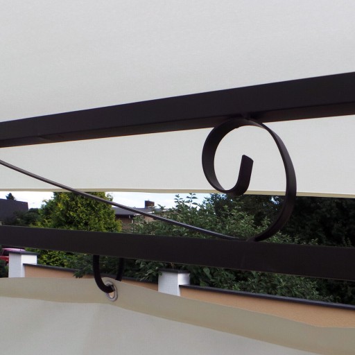 Pawilon MINZO LED 3x4m Namiot Imprezowy Ogrodowy LED KREMOWY