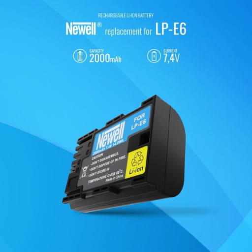 Зарядное устройство Newell и комплект аккумуляторов Canon LP-E6
