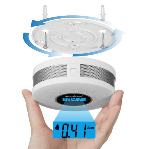 Датчик дыма угарного газа SafeSensor2000 2в1