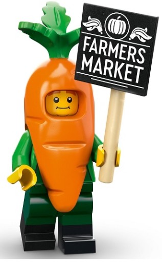 LEGO MINIFIGURES 24 71037 Морковный талисман №4