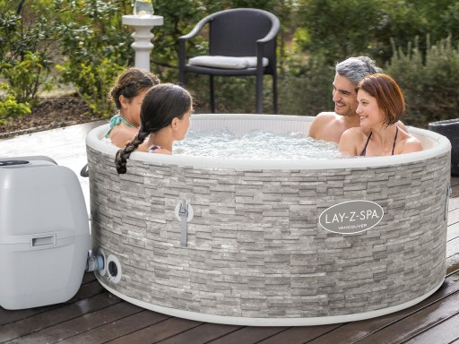 GARDEN JACUZZI VANCOUVER SPA ванна с гидромассажем Bestway 155/155/60 см