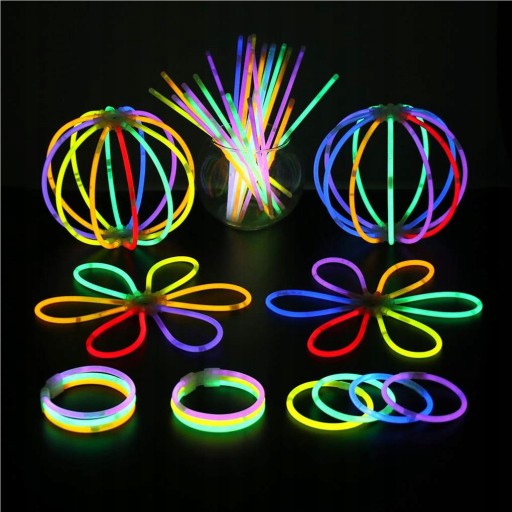 100 sztuk Glow Sticks Fluorescencja Light Stick