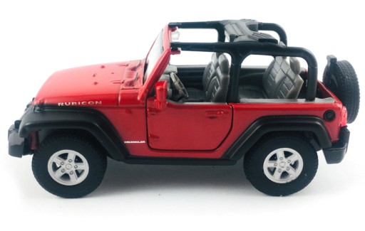 JEEP WRANGLER RUBICON МОДЕЛЬ WELLY 1:34 КРАСНЫЙ