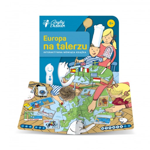 АЛЬБИ ЧИТАЙТЕ С АЛЬБИКОМ ЕВРОПА НА ТАРЕЛКЕ ИНТЕРАКТИВНАЯ ГОВОРЯЩАЯ КНИГА RVX
