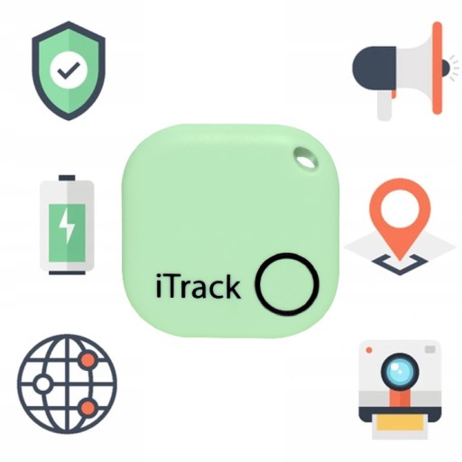 Брелок-брелок с локатором iTrack1 Bluetooth 5.0 в ПОДАРОК
