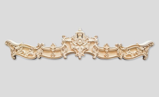 Drewniany dekor ornament sztukateria 50x11 cm