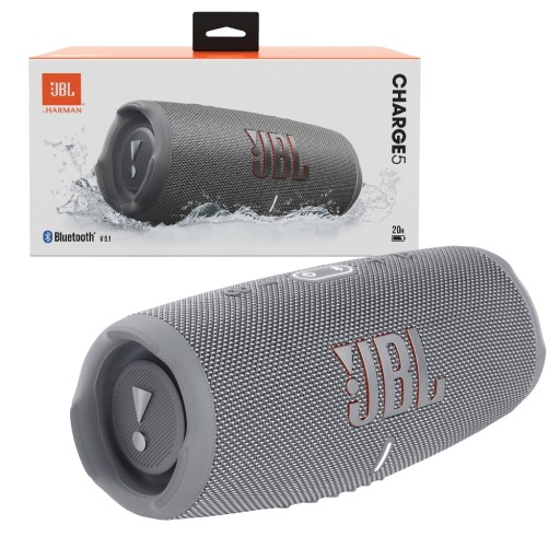 Мобильная колонка JBL Charge 5 Серый