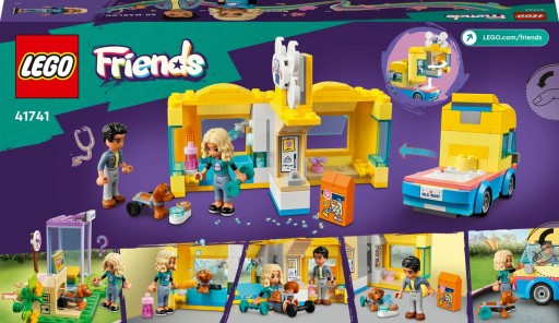 ФУРГОН ДЛЯ СПАСЕНИЯ СОБАКИ LEGO FRIENDS 41741 + ПОДАРОЧНЫЙ НАБОР LEGO 30633