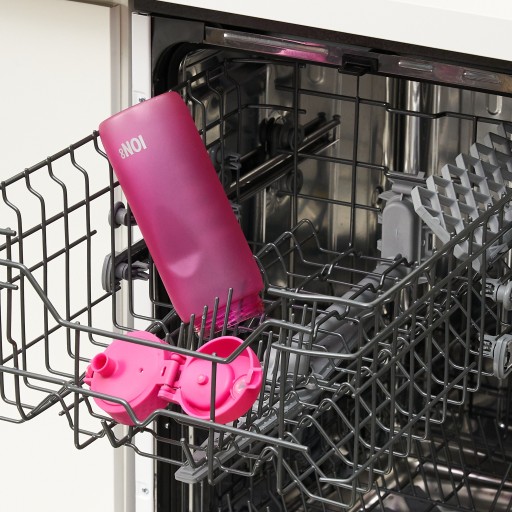 Большая бутылка для воды BPA Free розовая ION8 0,7 л