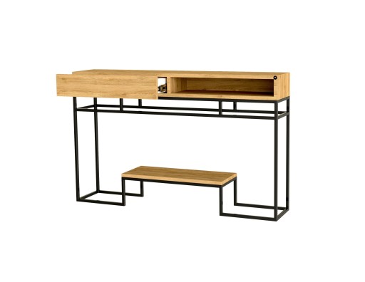 KONSOLA 170 cm DREWNO LITE DĄB OLCHA SKD-321