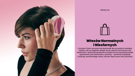 TANGLE TEEZER COMPACT ЩЕТКА ДЛЯ УДЕРЖИВАНИЯ ВОЛОС КОМПАКТНЫЙ СТАЙЛЕР