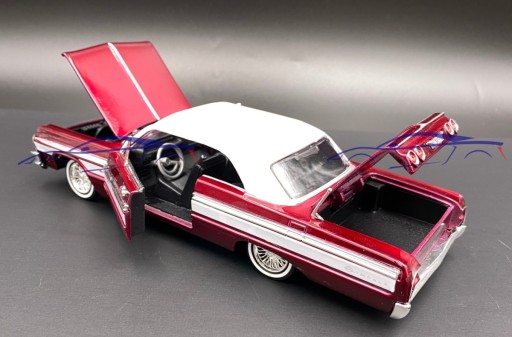 Chevrolet Impala 1964 1:24 Motormax 79021 бордовый