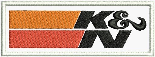 Аппликация K&N Patch Тюнинг-вышивка