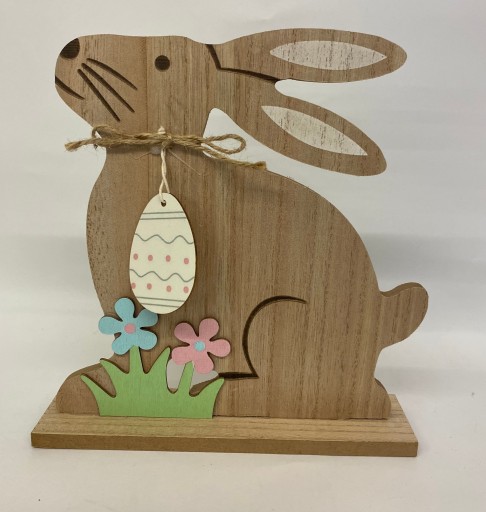 Figurka WIELKANOC ZAJĄC 20cm 3 WZORY W/A