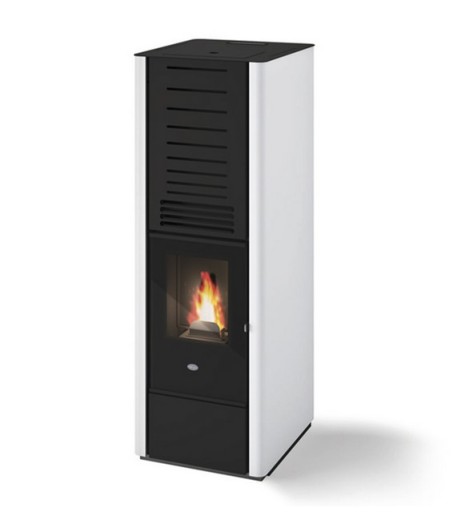 Piec, piecyk, kominek, koza na pelet pellet Karen 9kW duży zasobnik 40kg
