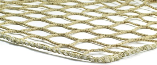 Beżowa siatka zabezpieczająca ochronna na schody wzmocniona 80cm x 110cm