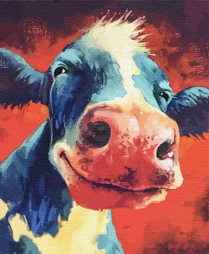 Живопись после номеров картинки с рамой 40x50