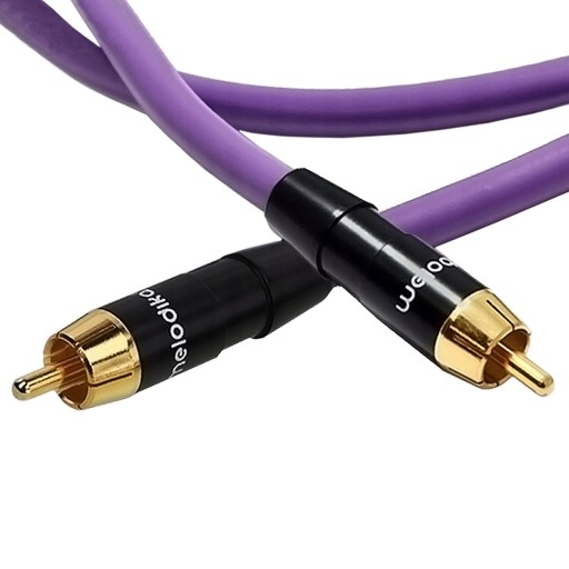 Melodika MDSW20 Purple Rain Subwoofer RCA - RCA Cinch OFC 2M