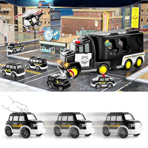 БОЛЬШОЙ грузовик с гоночной трассой складной грузовик CAR 6xAUTO