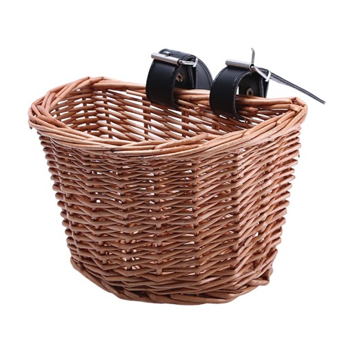 Rowerowy kosz wiklinowy Przedni transporter na zwierzęta Uniwersalny 20 cm x 14 cm x 13 cm