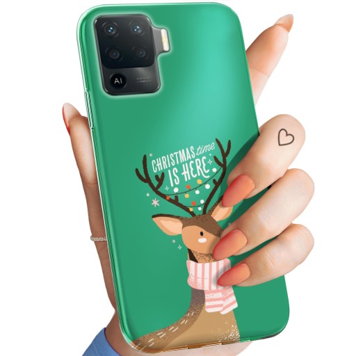 ЧЕХОЛ ДЛЯ OPPO RENO 5 LITE РОЖДЕСТВЕНСКИЕ УЗОРЫ РОЖДЕСТВЕНСКИЙ ЧЕХОЛ