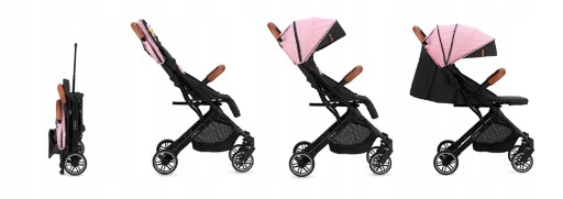 Lekki Wózek spacerowy WALIZKA MoMi Estelle + folia