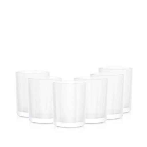 Pojemnik szklany 38006 biały transparent 260 ml zestaw 100 szt.