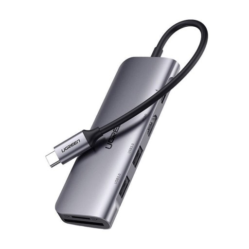 Док-станция UGREEN 100 Вт HUB USB-C HDMI SD
