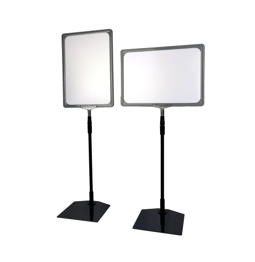 Stojak reklamowy teleskopowy 60cm z ramką A4 CS