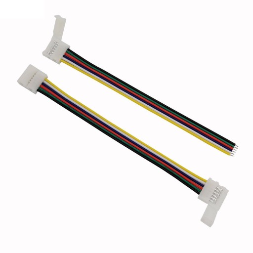 5XОдин разъем для светодиодной ленты RGB+CCT 12 мм