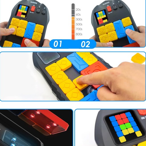 PUZZLE ELEKTRONICZNA 500 POZIOMÓW WYMAGAJĄCE ŁAMIGŁÓWKI DZIECI DOROSŁYCH
