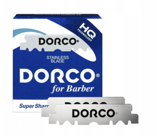 Лезвия для бритвы Dorco Single Edge BLUE, половинки, 100 шт.