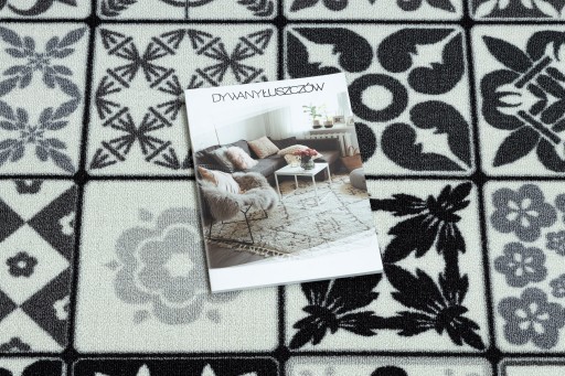 РЕЗИНОВАЯ ПОЛОЖКА 57 см LISBON TILES серая ^*Q3276