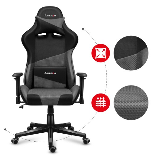 Игровое кресло HUZARO FORCE 6.2 Grey Mesh